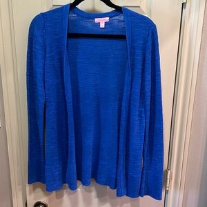 Lily Pulitzer Blue Cardigan Size Medium